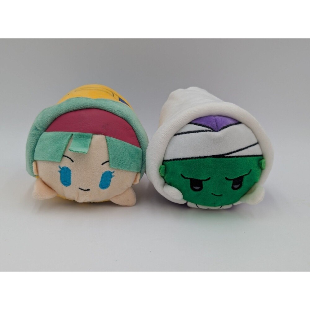 Dragon Ball Z Mini Plush Lot of 2 Chibi/Mochi Style Official DBZ Tag Anime